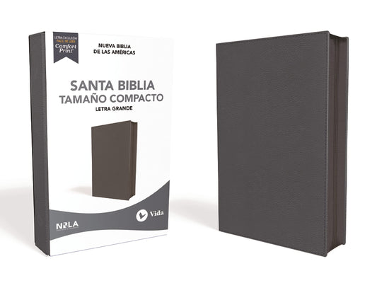 NBLA Santa Biblia Ultrafina, Tamaño Compacto, Piel Fabricada, Azul, con Cierre, Edición Letra Roja (Spanish Edition)