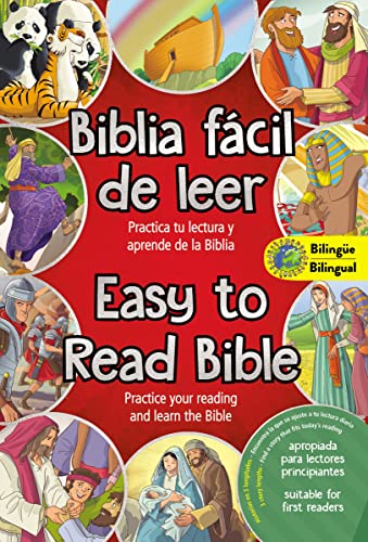 Easy to Read Bible (Bilingual) / La Biblia fácil de leer (Bilingüe): Practice your reading and learn the Bible (Spanish Edition)